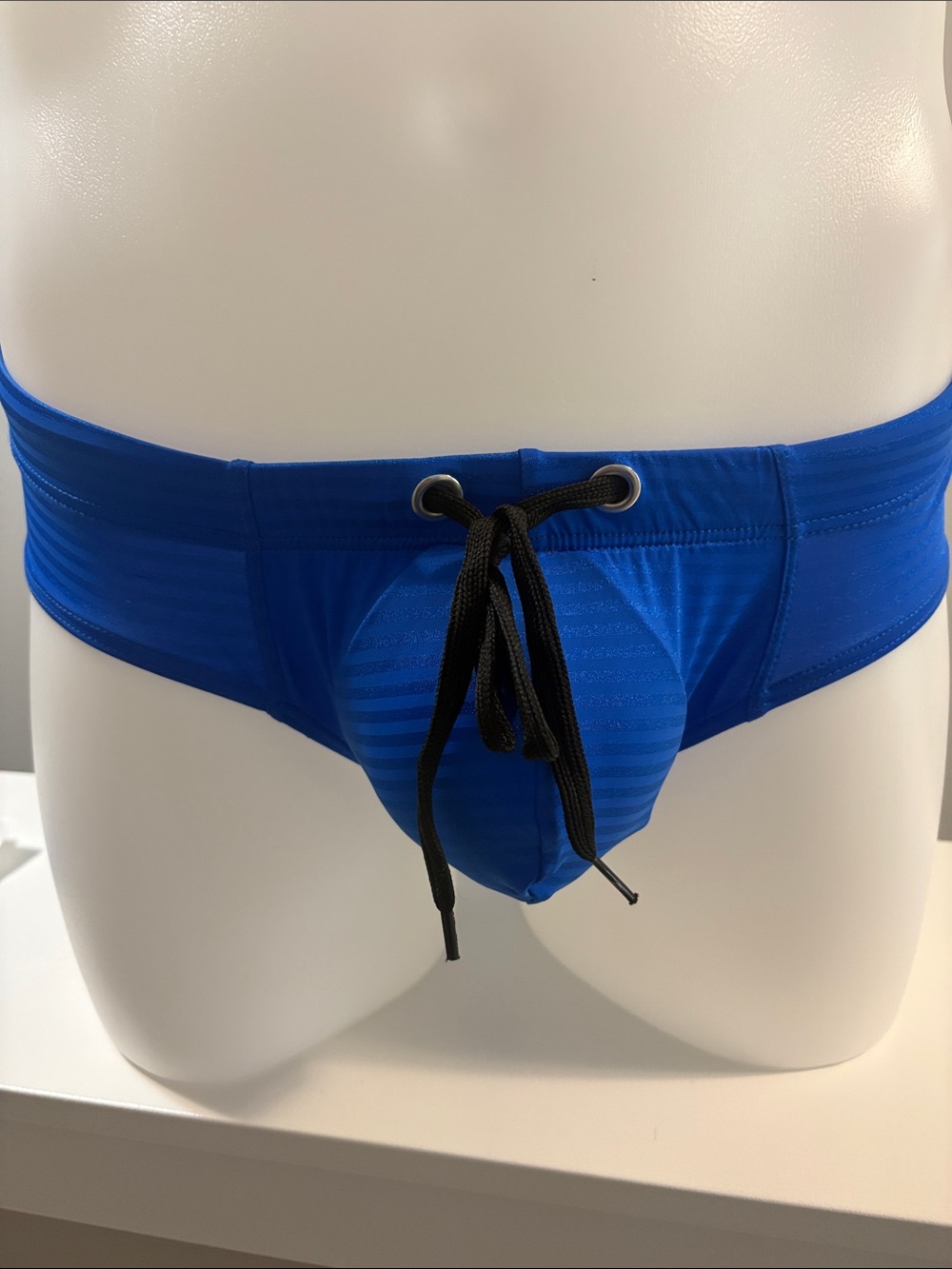 Men's Royal Blue Swim Trunks with Drawstring